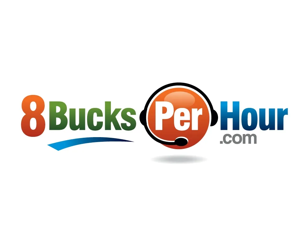 8BucksPerHour.com logo designed by Pixelgeometry
