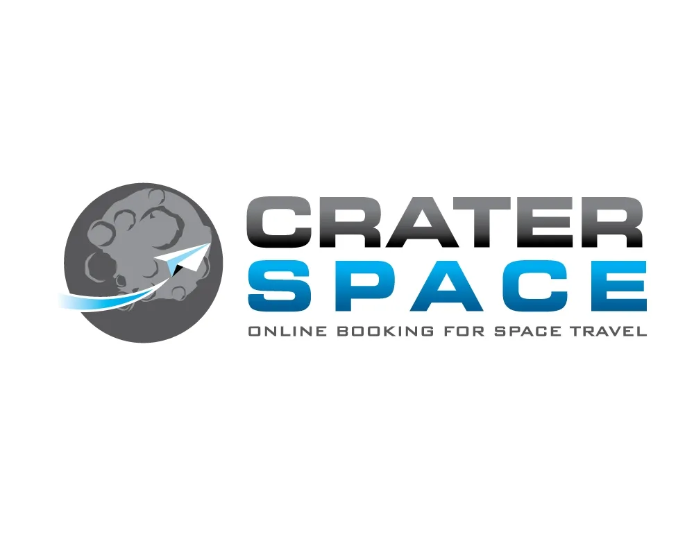 CraterSpace logo designed by Pixelgeometry