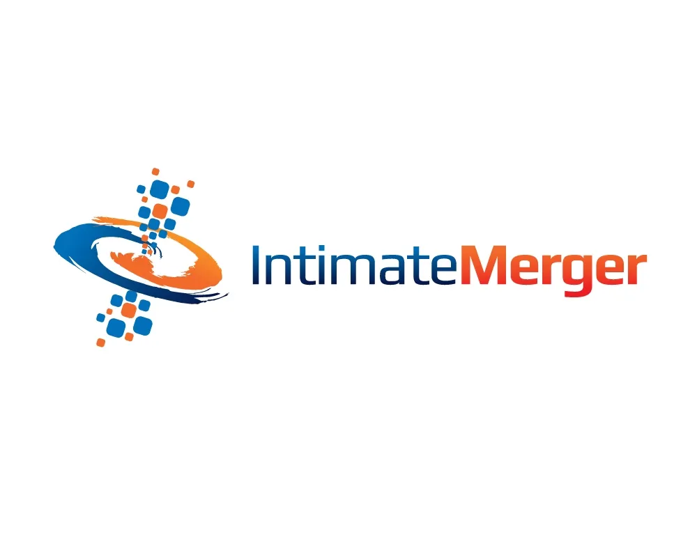 Intimate Merger logo designed by Pixelgeometry