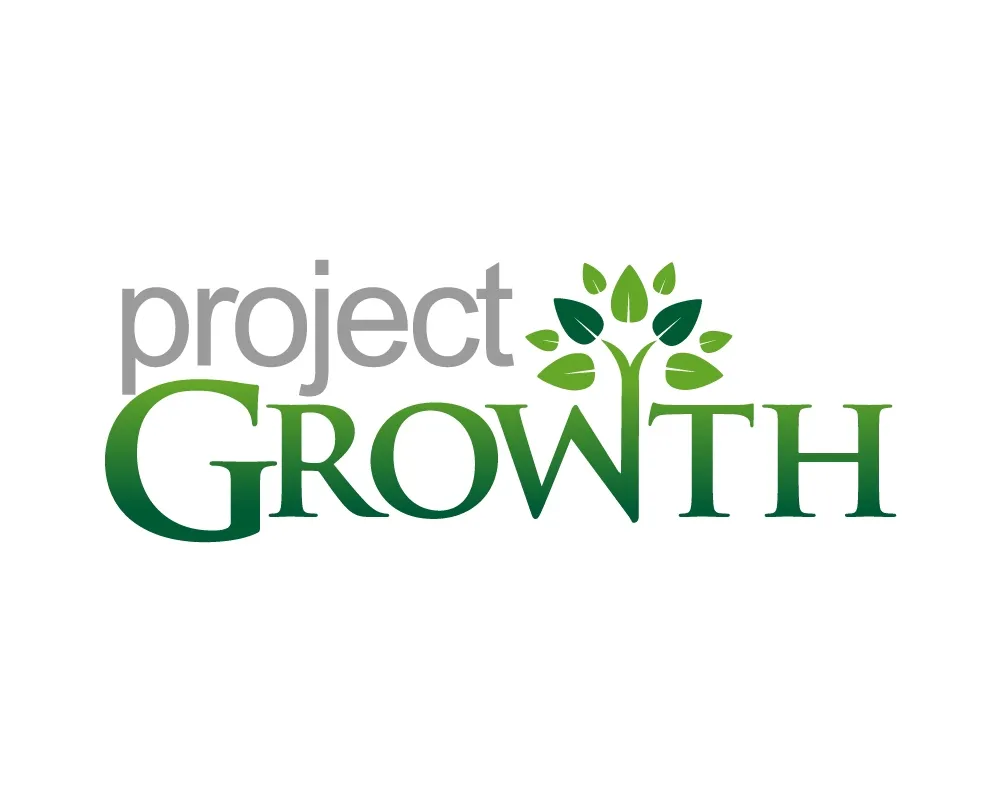 project growth logo designed by Pixelgeometry