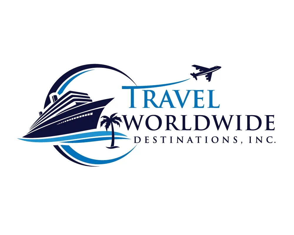 Travel Worldwide Destinations, Inc. logo designed by Pixelgeometry