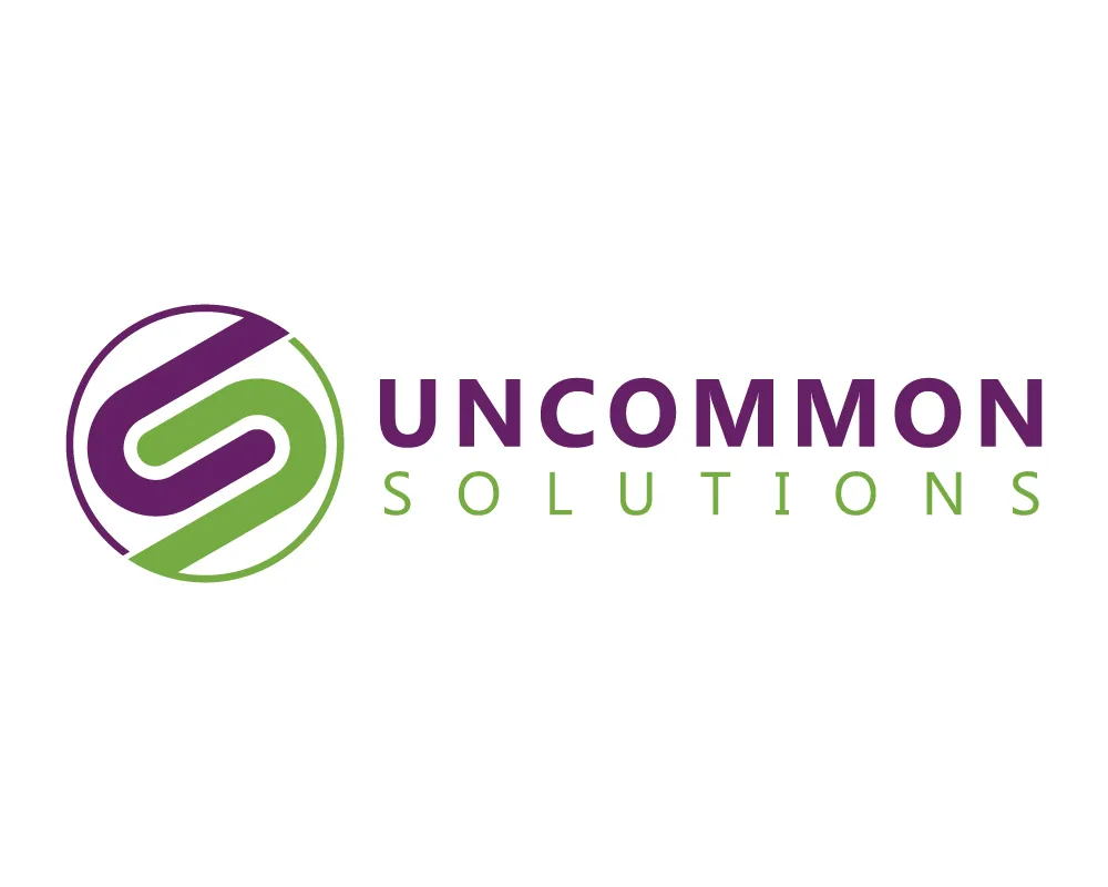 Uncommon Solutions logo designed by Pixelgeometry